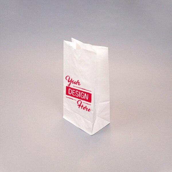 Custom-Printed White Kraft 2-lb Bag